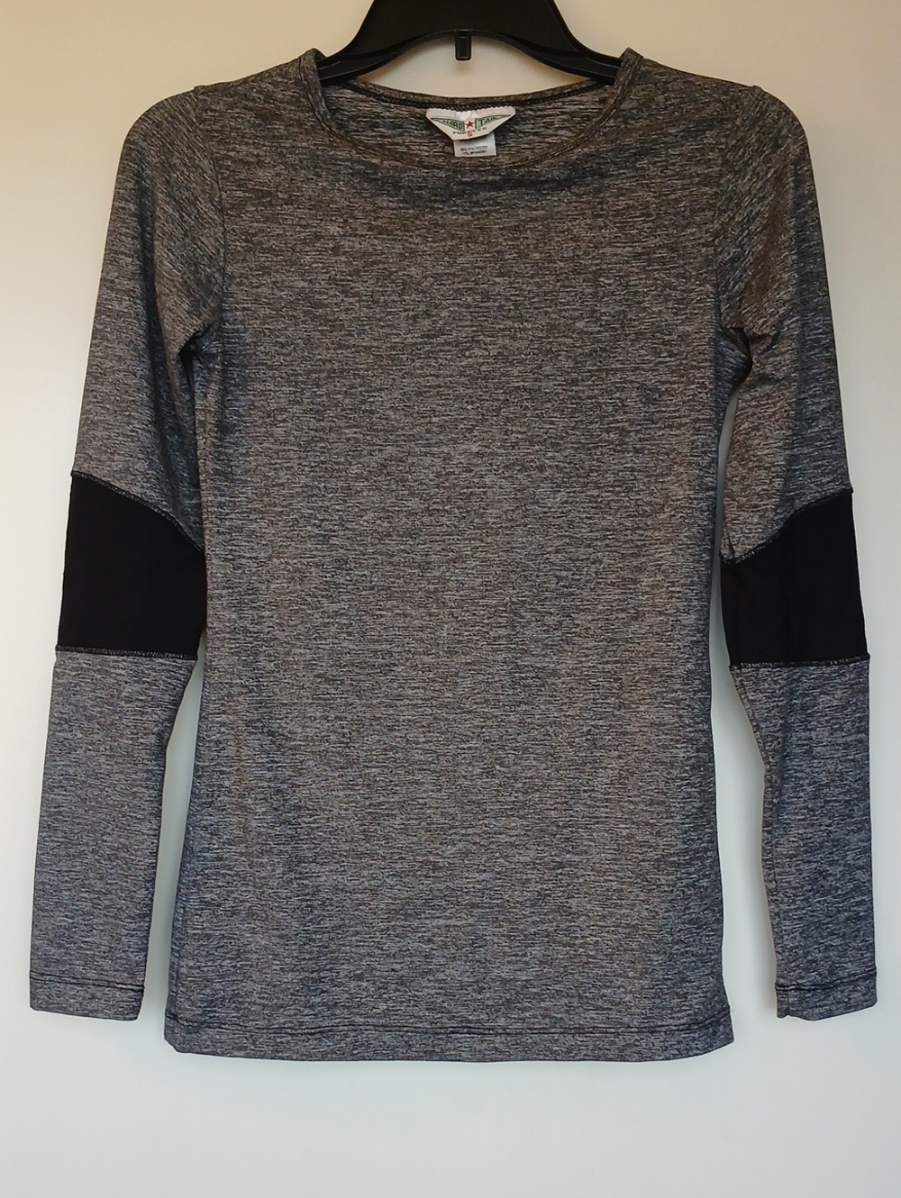 Hard Tail Long Sleeve Shirt Black-Gray Size Small